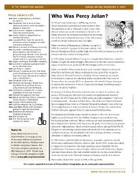 Who Was Percy Julian? on April 11
