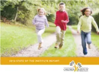 2012 State of the Institute Report