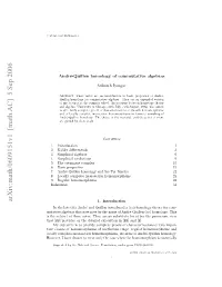 Arxiv:Math/0609151V1 [Math.AC] 5 Sep 2006 Stesbeto Hs Oe.Te R Osbttt O Eith for Substitute No Are They Notes