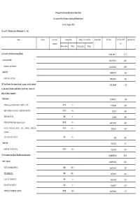 Debt Investment Report As of Jun 2021