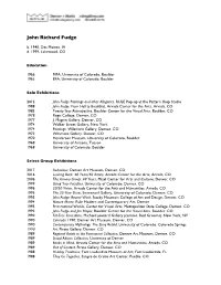 John Richard Fudge B