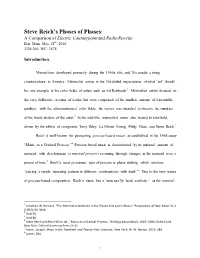 Steve Reich's Phases of Phases: a Comparison of Electric