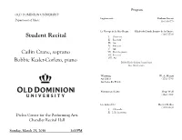 Student Recital I