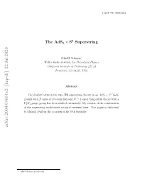 The Ads5 × S5 Superstring
