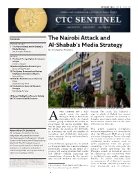 The Nairobi Attack and Al-Shabab's Media Strategy
