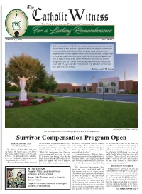 Survivor Compensation Program Open