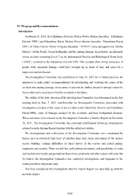 VI. Wrap-Up and Recommendations Introduction on March 11, 2011, The