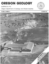 VOL. 49, NO. 10, OCTOBER 1987 Oligocene Fossil Plants of the John Day Formation, Fossil, Oregon by Steven R