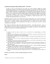 A Statement of Principles for Reform Judaism (1999)1 “Pittsburgh II