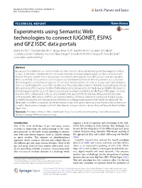 Experiments Using Semantic Web Technologies to Connect IUGONET