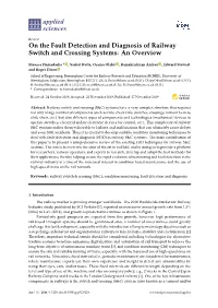 On the Fault Detection and Diagnosis of Railway Switch and Crossing Systems: an Overview