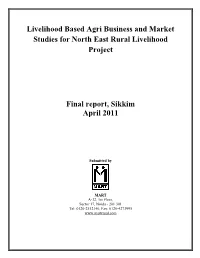 Final Livelihood Study Report of Sikkim.Pdf