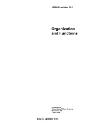 Organization and Functions
