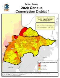 2020 Census Commission District 1