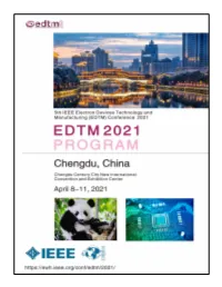 EDTM2021-Programbook.Pdf
