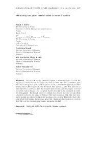 Estimating Loss Given Default Based on Time of Default