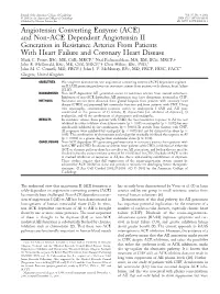 Angiotensin Converting Enzyme (ACE)