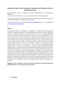 Mechanistic Insight Into the Cyclohexene Epoxidation with VO(Acac)2 and Tert- Butyl Hydroperoxide