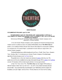 News Release for Immediate