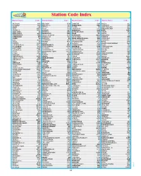 Station Code Index