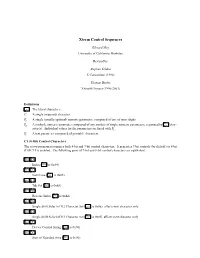 Xterm Control Sequences