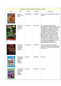 Suggested G.I. JOE Related Books, Magazines, & Media Book Title