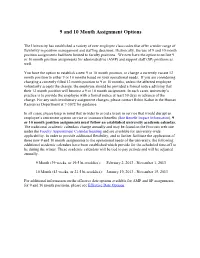 9 and 10 Month Assignment Options