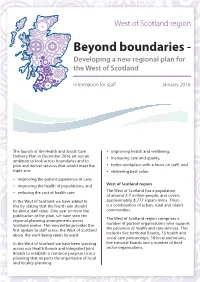 Beyond Boundaries - Developing a New Regional Plan for the West of Scotland