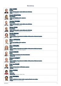 Liste Des Membres
