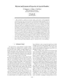 Physical and Dynamical Properties of Asteroid Families