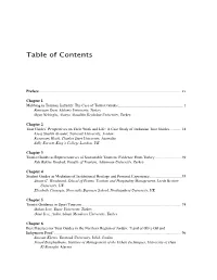 Table of Contents
