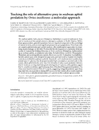 Tracking the Role of Alternative Prey in Soybean Aphid Predation