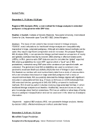 A New Method for Linkage Analysis in Extended Pedigrees Using Genome-Wide SNP Data