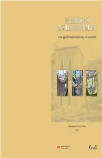 BUILDING on a SOLID FOUNDATION a New Approach to Implementing the Long Term Vision & Plan