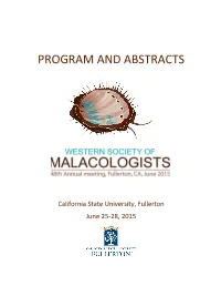 Program and Abstracts