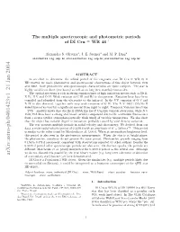 The Multiple Spectroscopic and Photometric Periods of DI Cru