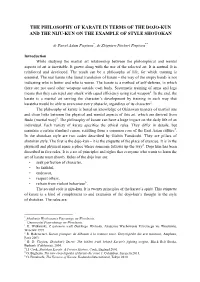 The Philosophy of Karate in Terms of the Dojo-Kun and the Niju-Kun on the Example of Style Shotokan