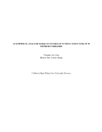 An Empirical Analysis Based on Studies of Funding Structure of 50 Fintech Companies