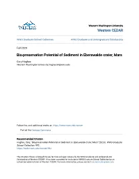 Bio-Preservation Potential of Sediment in Eberswalde Crater, Mars