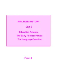 Education / Political Parties and the Language Question