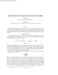 Ozone Detection by Crack-Induced Opacity in Rubber