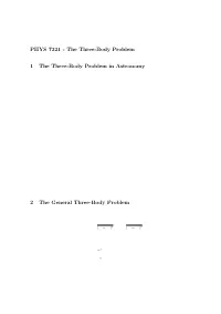 Three Body Problem