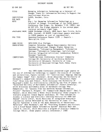 Which Discusses Multimedia Plans of Dartmouth College (New Hampshire);(4) "Lessons from the Berkeley Museum Informatics Project" (Barbara H