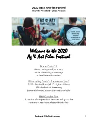 2020 Schedule