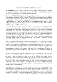Before I Call the Hon. Dr Peter Phelps, I Remind Honourable Members That He Is About to Make Is His Inaugural Speech
