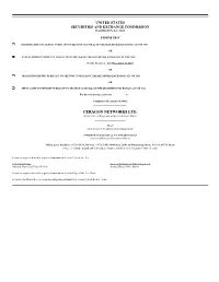 CERAGON NETWORKS LTD. (Exact Name of Registrant As Specified in Its Charter) ______