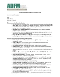 Leadership Reading List from Membership