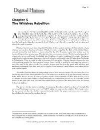 The Whiskey Rebellion