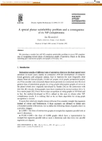 A Special Planar Satisfiability Problem and a Consequence of Its NP-Completeness