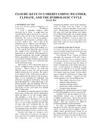 Clouds, Classification